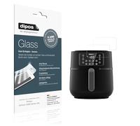 dipos I 2x Protector de Pantalla compatible con Philips Airfryer 5000 Series XXL Vidrio Flexible Cristal Proteccion 9H
