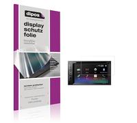 dipos I 2x Protector de pantalla compatible con Pioneer DMH-A240DAB pelicula protectora claro