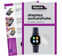 dipos I 2X Protector de Pantalla Compatible con Reloj 26.5 mm diámetro pelicula Protectora Claro