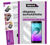 dipos I 2X Protector de Pantalla Compatible con Samsung Galaxy A3 (2016) pelicula Protectora Claro
