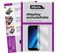 dipos I 2X Protector de Pantalla Compatible con Samsung Galaxy A3 (2017) pelicula Protectora Claro