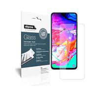 dipos I 2X Protector de Pantalla Compatible con Samsung Galaxy A70 Vidrio Flexible Cristal Proteccion 9H (1x Delantera + 1x Trasera)