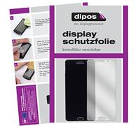 dipos I 2X Protector de Pantalla Compatible con Samsung Galaxy A9 Pro (SM-A9100) pelicula Protectora Claro