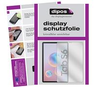 dipos I 2X Protector de Pantalla Compatible con Samsung Galaxy Tab S6 pelicula Protectora Claro