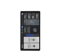 dipos I 2x Protector de Pantalla compatible con Shelly Wall Display X2i Vidrio Flexible Cristal Proteccion 9H