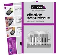 dipos I 2X Protector de Pantalla Compatible con Siemens EQ.6 TE605509DE Series 500 Bandeja Compatible con Tazas pelicula Protectora Claro