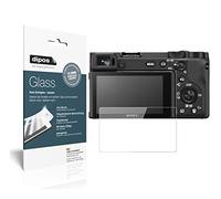 dipos I 2X Protector de Pantalla Compatible con Sony Alpha 6100 Vidrio Flexible Cristal Proteccion 9H