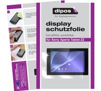 dipos I 2X Protector de Pantalla Compatible con Sony Xperia Tablet Z2 pelicula Protectora Claro