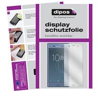 dipos I 2X Protector de Pantalla Compatible con Sony Xperia XZ1 pelicula Protectora Claro