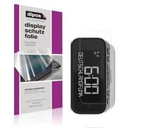 dipos I 2x Protector de pantalla compatible con TechniSat Digitradio 52 BT pelicula protectora claro