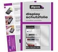 dipos I 2X Protector de Pantalla compatible con Tesla Model S Display pelicula Protectora Claro