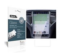 dipos I 2X Protector de Pantalla Compatible con Tesla Modell X Vidrio Flexible Cristal Proteccion 9H