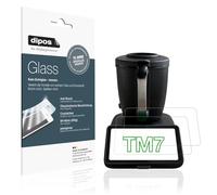 dipos I 2x Protector de Pantalla compatible con Vorwerk Thermomix TM7 Vidrio Flexible Cristal Proteccion 9H