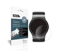 dipos I 2X Protector de Pantalla Mate Compatible con 44 mm diámetro Reloj Vidrio Flexible Cristal Proteccion 9H