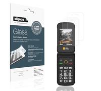 dipos I 2x Protector de Pantalla mate compatible con AGM M8 FLIP Vidrio Flexible Cristal Proteccion 9H