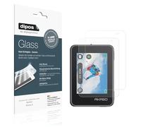 dipos I 2x Protector de Pantalla mate compatible con AKASO Brave 8 Vidrio Flexible Cristal Proteccion 9H