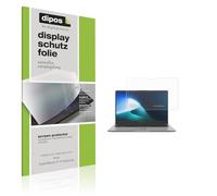 dipos I 2x Protector de pantalla mate compatible con Asus ExpertBook P1 P1503CVA pelicula protectora