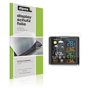 dipos I 2x Protector de pantalla mate compatible con Bresser ClimaTemp Digital pelicula protectora