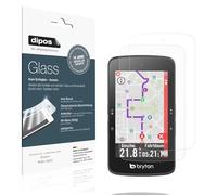 dipos I 2x Protector de Pantalla mate compatible con Bryton Rider S800 Vidrio Flexible Cristal Proteccion 9H