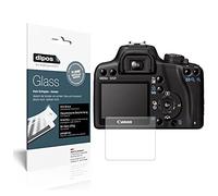 dipos I 2X Protector de Pantalla Mate Compatible con Canon EOS 1000D Vidrio Flexible Cristal Proteccion 9H