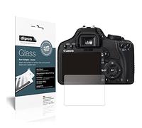 dipos I 2X Protector de Pantalla Mate Compatible con Canon EOS 500D Vidrio Flexible Cristal Proteccion 9H