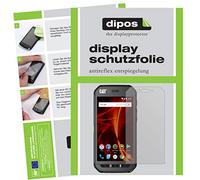 dipos I 2X Protector de Pantalla Mate Compatible con Cat S48c pelicula Protectora