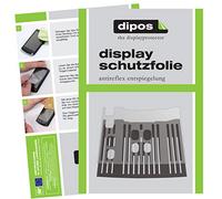 dipos I 2X Protector de Pantalla Mate Compatible con DeLonghi Dinamica ECAM 350.35.SB Bandeja Compatible con Tazas pelicula Protectora