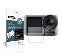 dipos I 2X Protector de Pantalla Mate Compatible con dji Osmo Action Vidrio Flexible Cristal Proteccion 9H