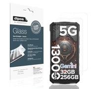 dipos I 2x Protector de Pantalla mate compatible con DOOGEE Fire 7 Pro Vidrio Flexible Cristal Proteccion 9H