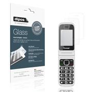 dipos I 2x Protector de Pantalla mate compatible con Funker C250 Comfort Power 4G Vidrio Flexible Cristal Proteccion 9H