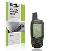 dipos I 2x Protector de pantalla mate compatible con Garmin GPSMAP 65s pelicula protectora