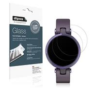 dipos I 2X Protector de Pantalla Mate Compatible con Garmin Lily Sport Smartwatch Vidrio Flexible Cristal Proteccion 9H