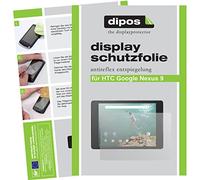dipos I 2X Protector de Pantalla Mate Compatible con HTC Google Nexus 9 pelicula Protectora