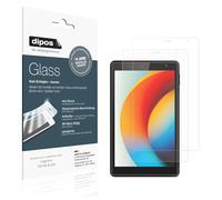 dipos I 2x Protector de Pantalla mate compatible con Logicom Tab 80 8 Zoll Vidrio Flexible Cristal Proteccion 9H