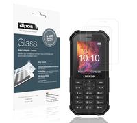 dipos I 2x Protector de Pantalla mate compatible con Logicom Xtrem 40 Vidrio Flexible Cristal Proteccion 9H