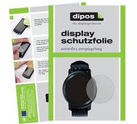 dipos I 2X Protector de Pantalla Mate Compatible con Motorola Moto Watch 100 pelicula Protectora