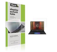 dipos I 2x Protector de pantalla mate compatible con MSI Titan 18HX AI 2025 pelicula protectora