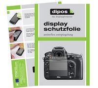 dipos I 2X Protector de Pantalla Mate Compatible con Nikon D810E pelicula Protectora