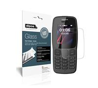 dipos I 2X Protector de Pantalla Mate Compatible con Nokia 106 (2018) Vidrio Flexible Cristal Proteccion 9H