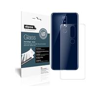 dipos I 2X Protector de Pantalla Mate Compatible con Nokia 5.1 Plus Trasero Vidrio Flexible Cristal Proteccion 9H