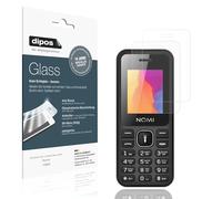 dipos I 2x Protector de Pantalla mate compatible con Nomi i1880 Vidrio Flexible Cristal Proteccion 9H