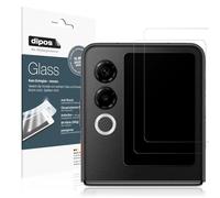 dipos I 2x Protector de Pantalla mate compatible con Nubia ZTE Flip 2 5G Außenseite Vidrio Flexible Cristal Proteccion 9H