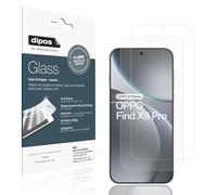 dipos I 2x Protector de Pantalla mate compatible con Oppo Find X9 Pro 5G Vidrio Flexible Cristal Proteccion 9H