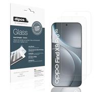 dipos I 2x Protector de Pantalla mate compatible con Oppo Find X9 Pro Vidrio Flexible Cristal Proteccion 9H