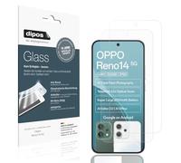 dipos I 2x Protector de Pantalla mate compatible con Oppo Reno14 5G Vidrio Flexible Cristal Proteccion 9H