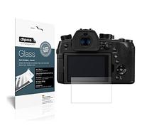 dipos I 2X Protector de Pantalla Mate Compatible con Panasonic Lumix DC-FZ1000 II Vidrio Flexible Cristal Proteccion 9H