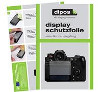 dipos I 2X Protector de Pantalla Mate Compatible con Panasonic Lumix DC-S1H pelicula Protectora