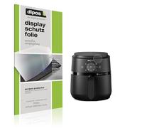 dipos I 2x Protector de pantalla mate compatible con Philips Airfryer 2000 Gen 2 4.2L pelicula protectora