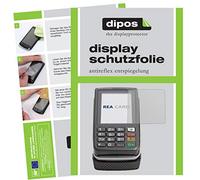 dipos I 2X Protector de Pantalla Mate Compatible con Rea Card T9 Flex Terminal pelicula Protectora