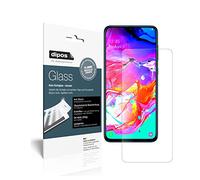 dipos I 2X Protector de Pantalla Mate Compatible con Samsung Galaxy A70 Vidrio Flexible Cristal Proteccion 9H